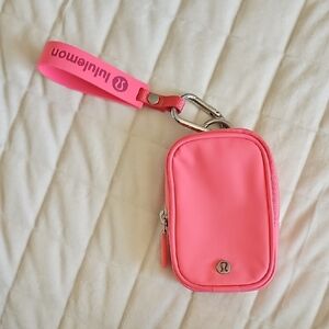 Lululemon Pink Wristlet Pouch